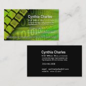 Web Design-1 het malplaatje Bedrijfs van de Kaart Visitekaartje (Voorkant / Achterkant)