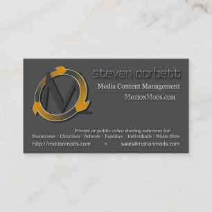 Web Design Visitekaartje - MotionMods.com