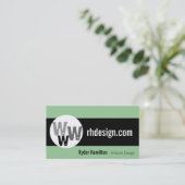 Web Design Visitekaartjes (Staand voorkant)