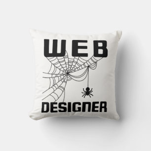 Web Designer Design Website Developer Spider Kussen