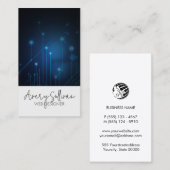 Web Designer Elektronische Circuits Visitekaartje (Voorkant / Achterkant)