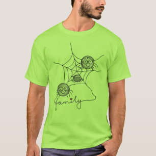 Web Designer Familie – Grappige Spinnen Heren T-sh T-shirt