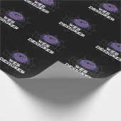 Web Designer Funny Spider Pun Dark BG Cadeaupapier (Hoek)