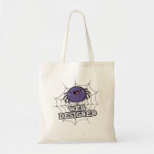 Web Designer Funny Spider Pun Tote Bag (Voorkant)