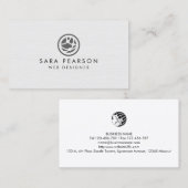 Web Designer Internet Developer Visitekaartje (Voorkant / Achterkant)