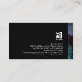 Web Designer Internet Skills Abstract Blue Cloud Visitekaartje (Achterkant)