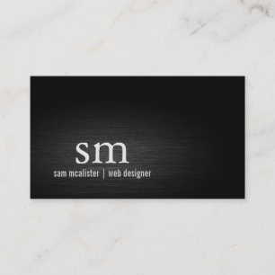 Web Designer Internet Technisch Monogram Visitekaartje