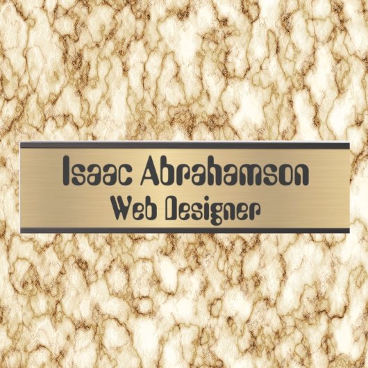 Web Designer IT Kantoor Deur Bordjes Naamplaat