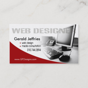 Web Designer Media Consultant Computer Whiz Visitekaartje