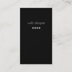 WEB DESIGNER Visitekaartje