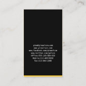 Web Designer Visitekaartje Monogramblok (Achterkant)