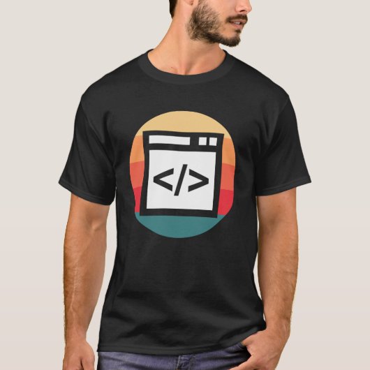 Web Developer Computer Programming Software Ontwik T-shirt (Voorkant)