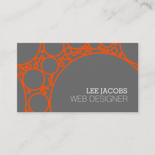 Web Developer Designer Computer Tech Programer Visitekaartje (Voorkant)