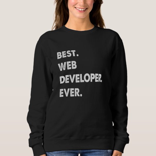 Web Developer Profession Best Web Developer Ever Trui (Voorkant)