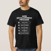 Web Development Process Codering Geek Gift T-shirt (Voorkant)