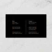 Web Elegant Spider Visitekaartje (Achterkant)