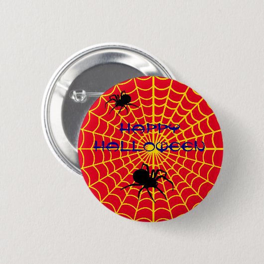 Web- en Spider Pin-Button Ronde Button 5,7 Cm (Voorkant /achterkant)