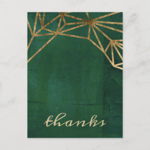 Web Gold en Green Oerwoud Briefkaart