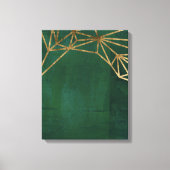 Web Gold en Green Oerwoud Canvas Afdruk (Voorkant)