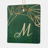 Web Gold en Green Oerwoud Keramisch Ornament (Links)