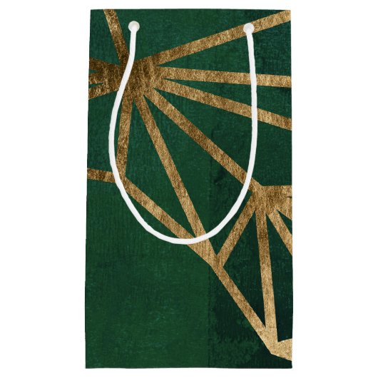 Web Gold en Green Oerwoud Klein Cadeauzakje (Voorkant)