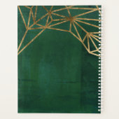 Web Gold en Green Oerwoud Planner (Achterkant)