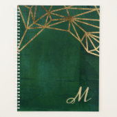 Web Gold en Green Oerwoud Planner (Voorkant)