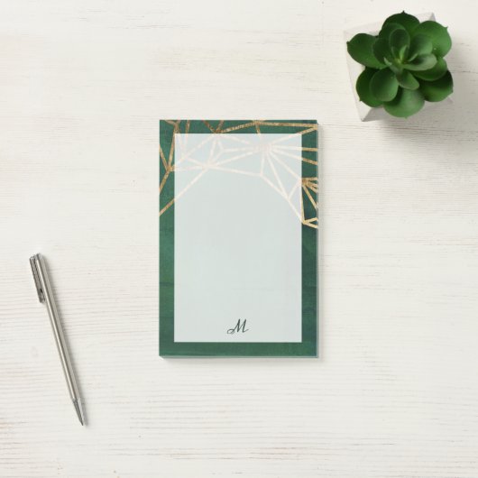 Web Gold en Green Oerwoud Post-it® Notes (Kantoor)