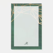 Web Gold en Green Oerwoud Post-it® Notes (Voorkant)