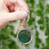 Web Gold en Green Oerwoud Sleutelhanger (Hand)