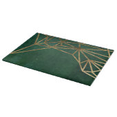 Web Gold en Green Oerwoud Snijplank (Hoek)