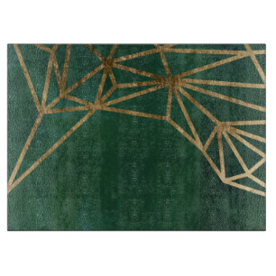 Web Gold en Green Oerwoud Snijplank