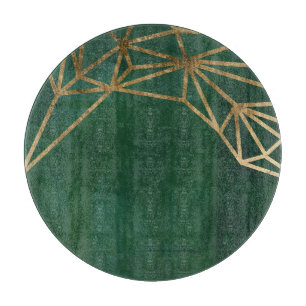 Web Gold en Green Oerwoud Snijplank