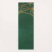 Web Gold en Green Oerwoud Yogamat (Achterkant)