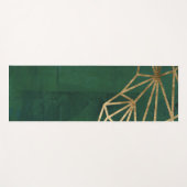 Web Gold en Green Oerwoud Yogamat (Voorkant (horizontaal))