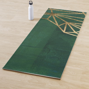 Web Gold en Green Oerwoud Yogamat