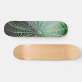 Web Green Black Creepy Spooky Spider Persoonlijk Skateboard (Horizontaal)
