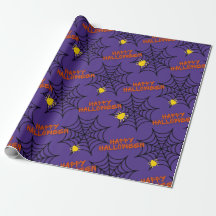 Web Halloween Paarse Spider