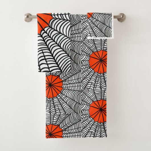 Web Halloween Spider Bad Handdoek (Insitu)