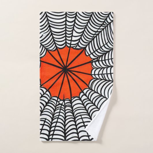 Web Halloween Spider Bad Handdoek (Handdoek)