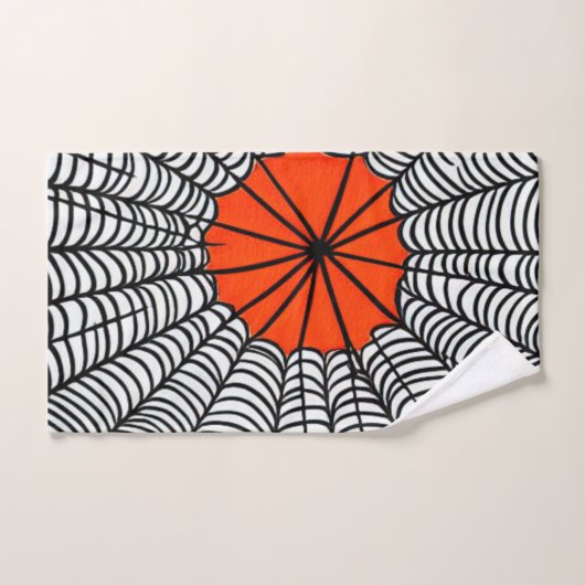 Web Halloween Spider Bad Handdoek (Handdoek)