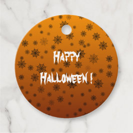 Web Halloween Spider Bedankjes Labels