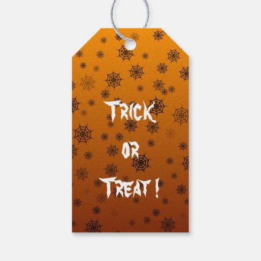 Web Halloween Spider Cadeaulabel (Achterkant)