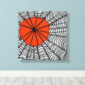 Web Halloween Spider Canvas Afdruk (Insitu (Houten vloer))
