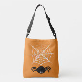 Web Halloween Spider Crossbody Tas (Achterkant)