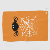 Web Halloween Spider Golfhanddoek (Horizontaal)