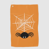 Web Halloween Spider Golfhanddoek (Voorkant)