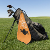 Web Halloween Spider Golfhanddoek (Groen)