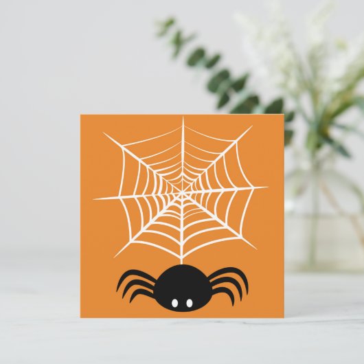 Web Halloween Spider Kaart (Staand voorkant)