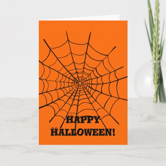 Web Halloween Spider Kaart (Voorkant)